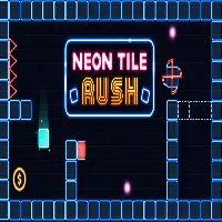 Neon Tile Rush - Unblocked Games 66