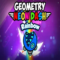 Geometry Neon Dash Rainbow - Unblocked Games 66